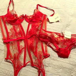 Gloria corset ad brief from agent provocateur NEW